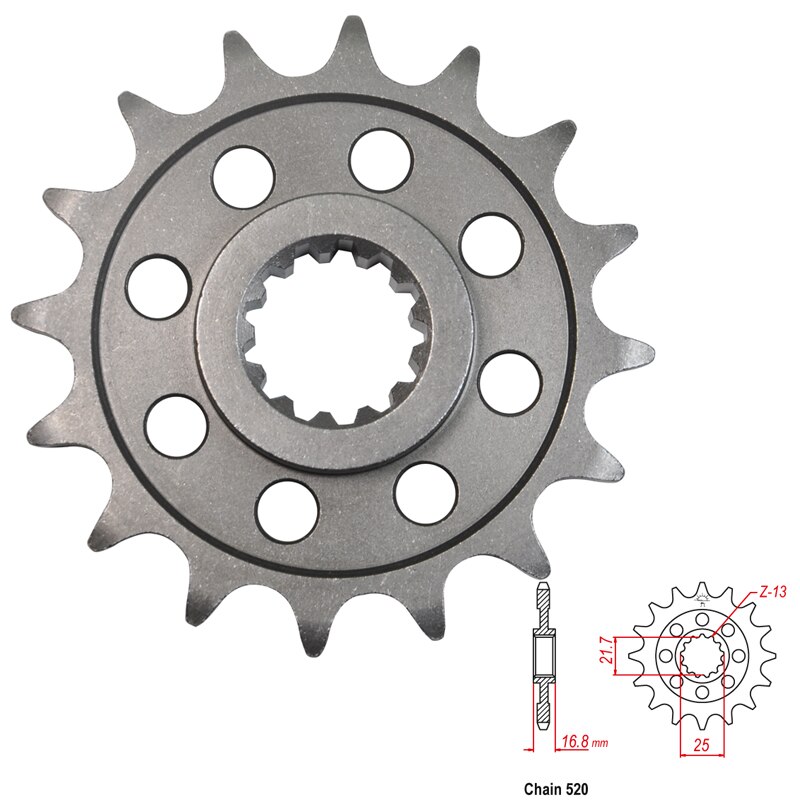 

Передняя Звездочка для мотоцикла 520 для Honda NC750S NC750SA 14-20 NC750X 14-17 NC750XA 14-22 NC750XA 14-20 NC750XD 14-22 NC750D 14-20