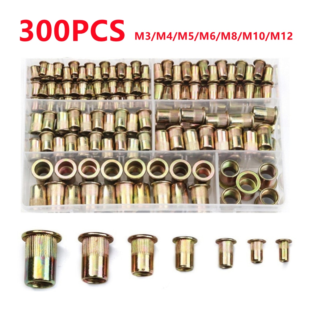 

Заклепки из углеродистой стали M3 M4 M5 M6 M8 M10 M12 90/220/300 шт