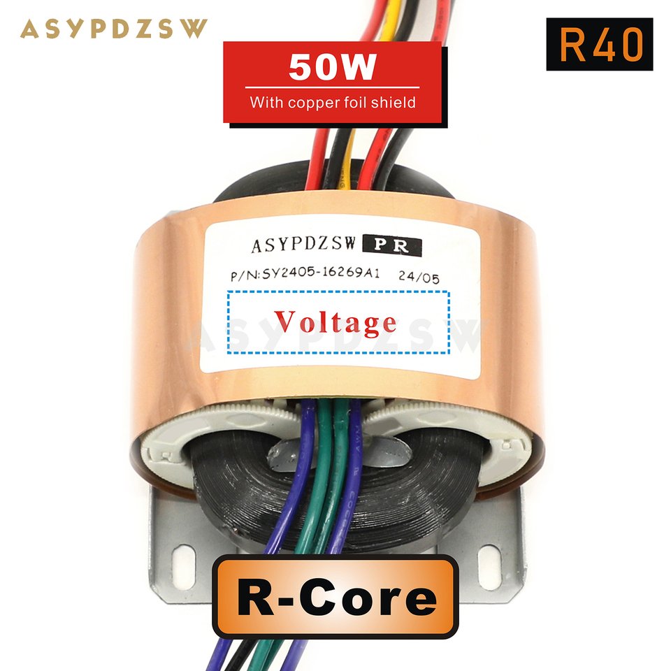 

Трансформатор ASYPDZSW R-40 50VA R-Core