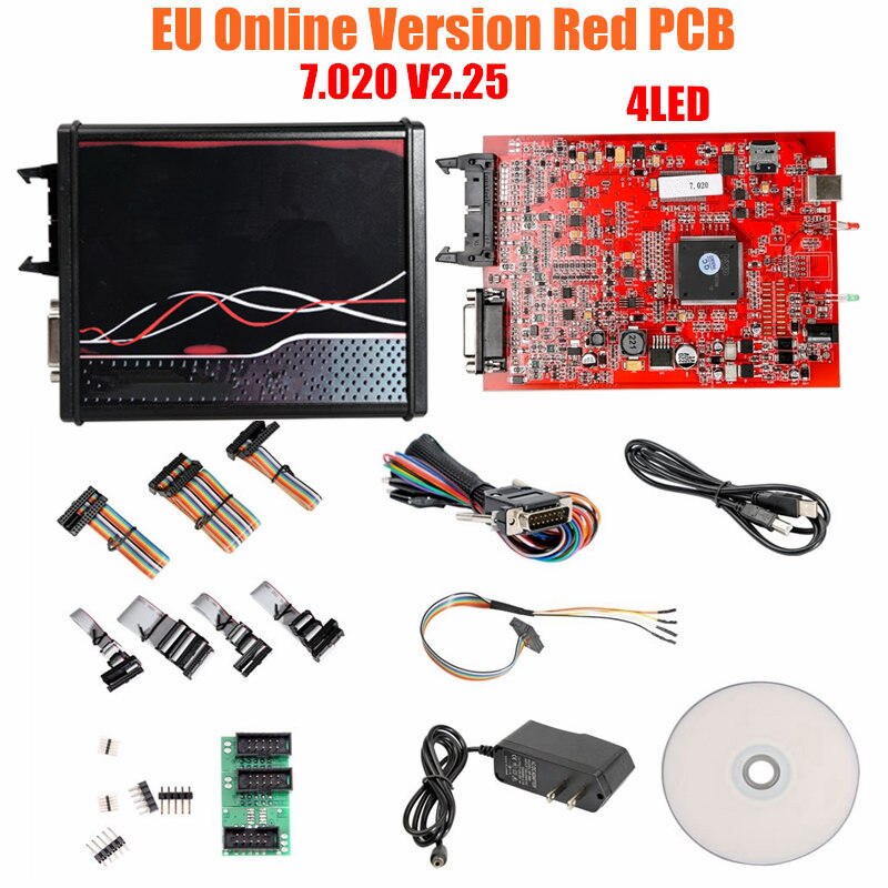 

Оригинальный фильтр Murata Kess V5.017 KTAG V7.020 онлайн неограниченный ЕС красный Kess Ktag OBD2 автомобильный комплект Чип ECU