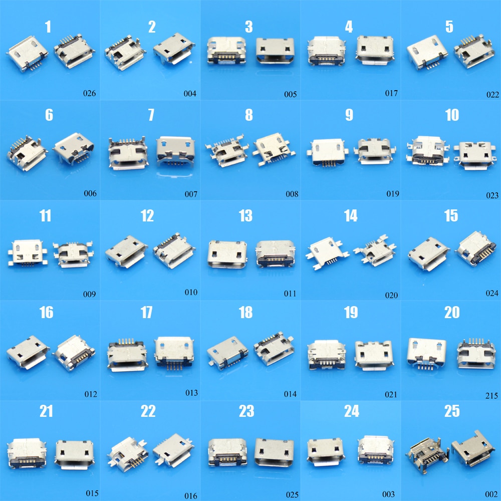 

Разъемы Micro USB cltgxdd 25-100 шт.