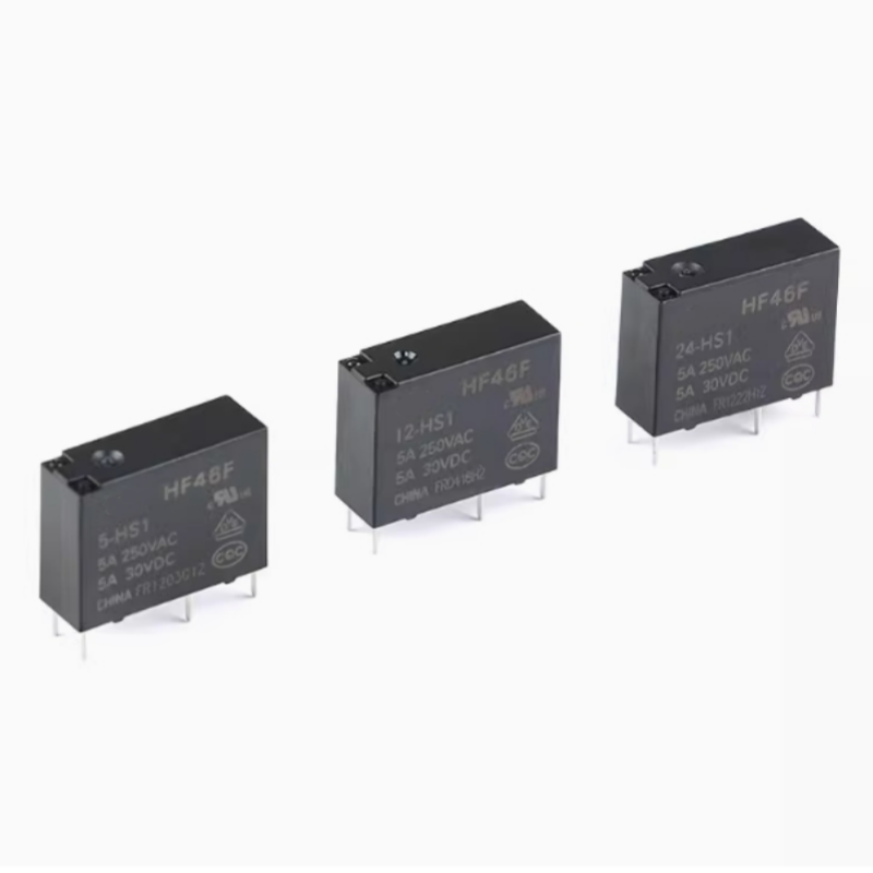 

5 шт. силовое реле HF46F-5-HS1 HF46F-12-HS1 HF46F-24-HS1 5A 250 В 4PIN 5 В 12 В 24 В постоянного тока