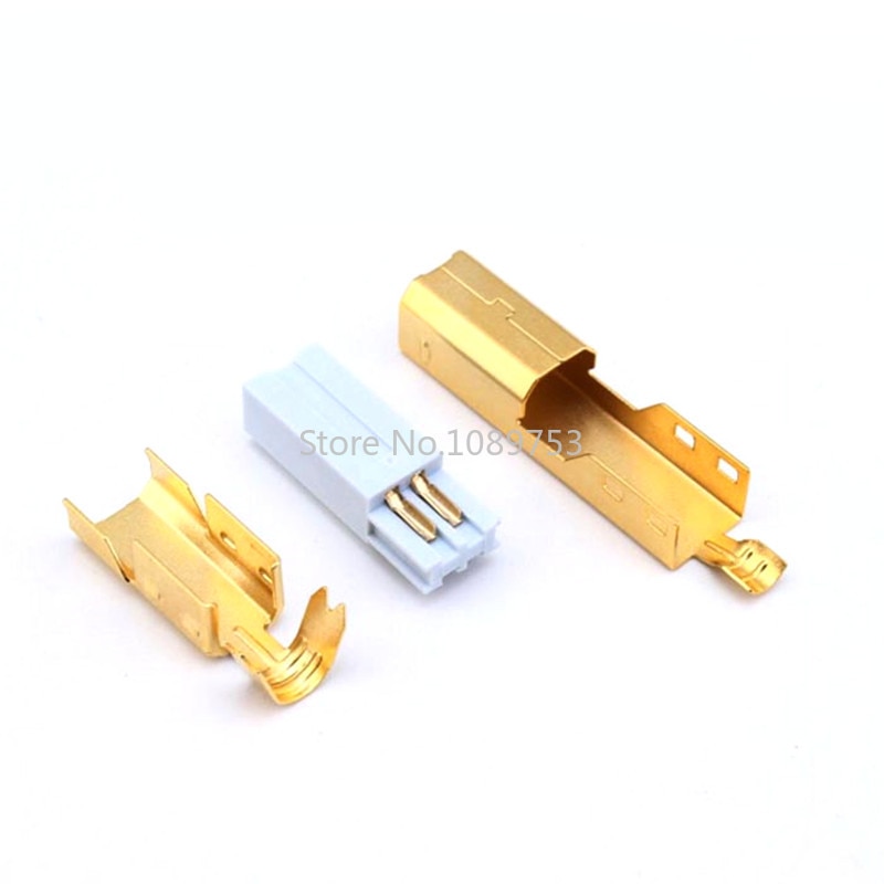 

5 комплектов золотистый USB 2.0 разъём для пайки