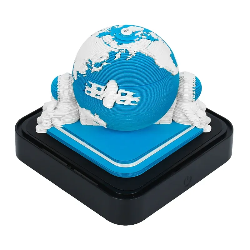 

Omoshiroi Block 2024 Calendar Earth 3D Блокнот