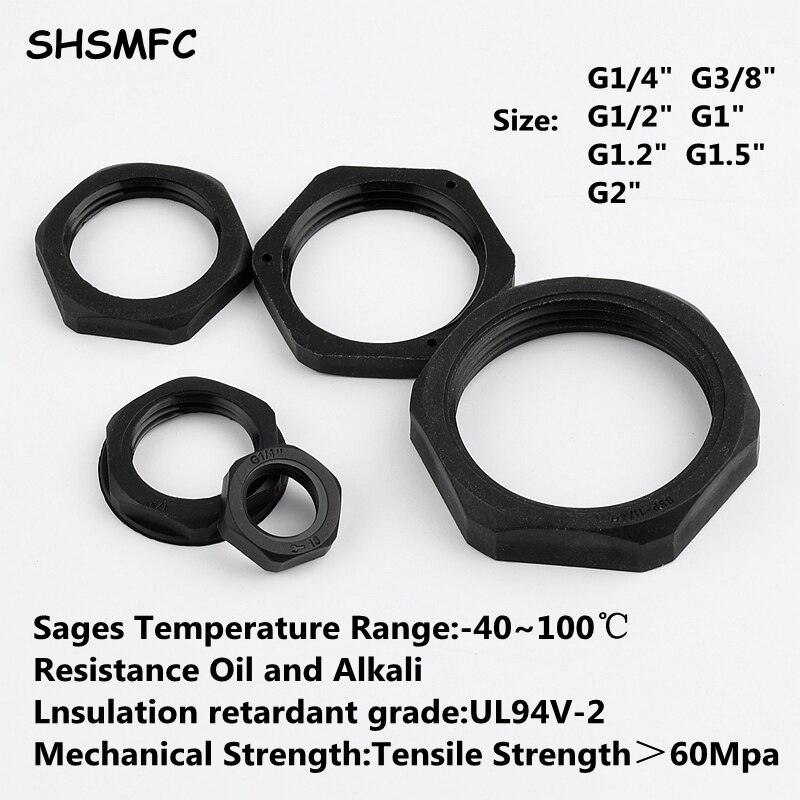 

Соединитель для садовой воды SHSMFC G1/4"-G2 черный нейлон 5-20 шт