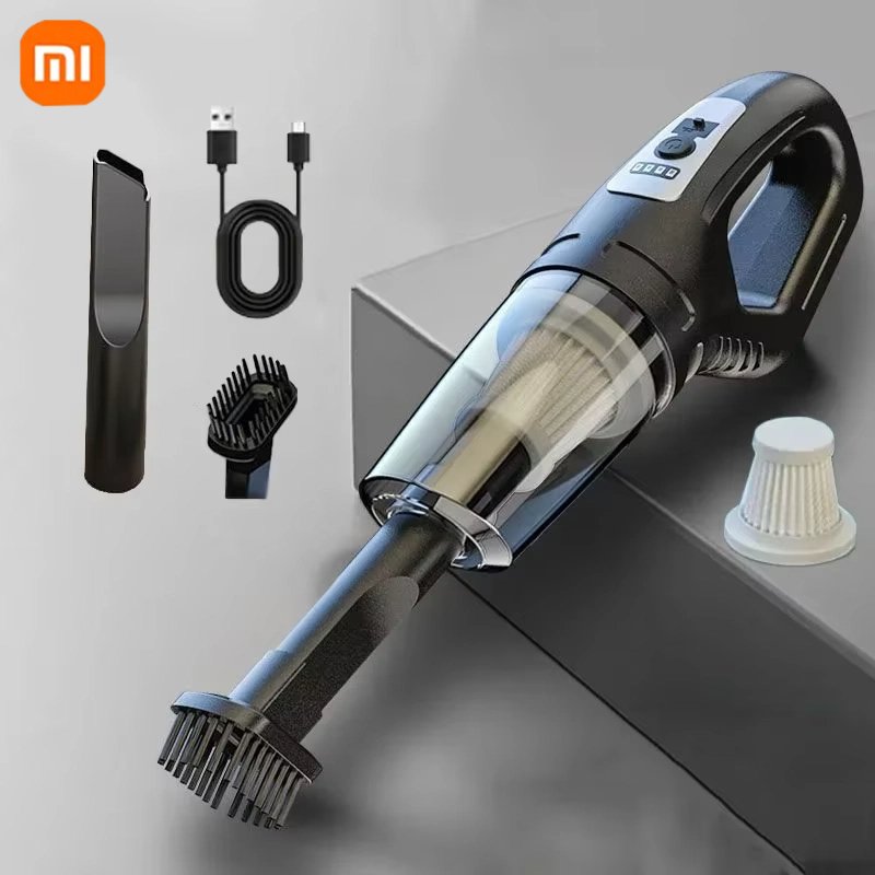 

Xiaomi MIJIA 69980000 pa Автомобильный пылесос 120 Вт, высокая мощность, USB-зарядка, ручной беспроводной пылесос, сильное всасывание, автомобиль для дома