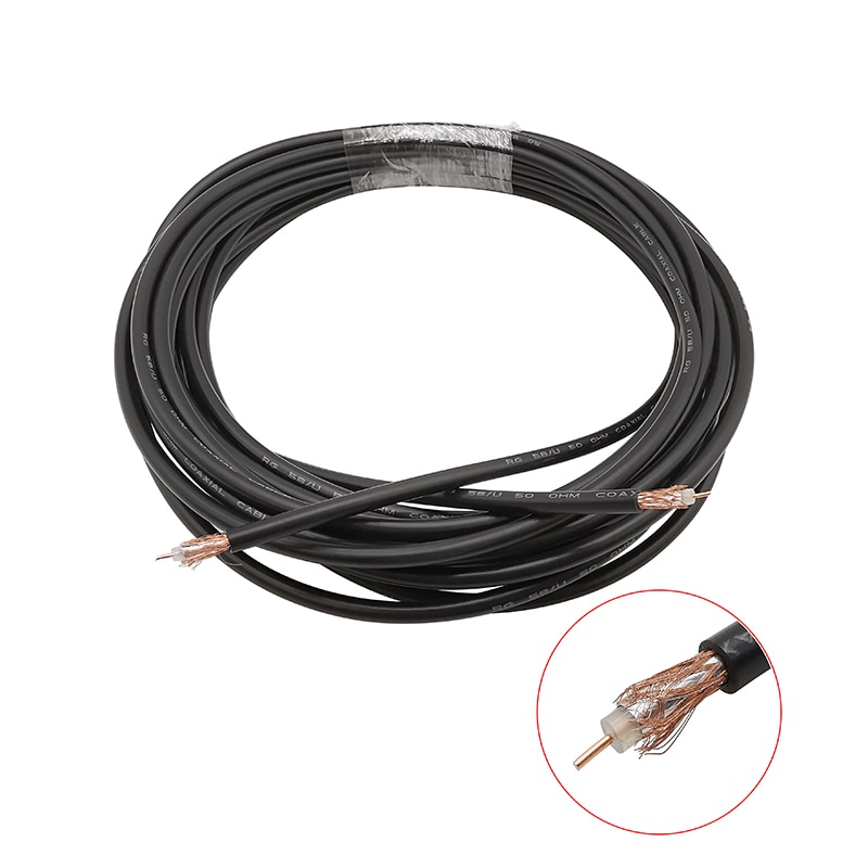 

Коаксиальный кабель RG58 50 Ом черный LOCHEUK 3-50 м