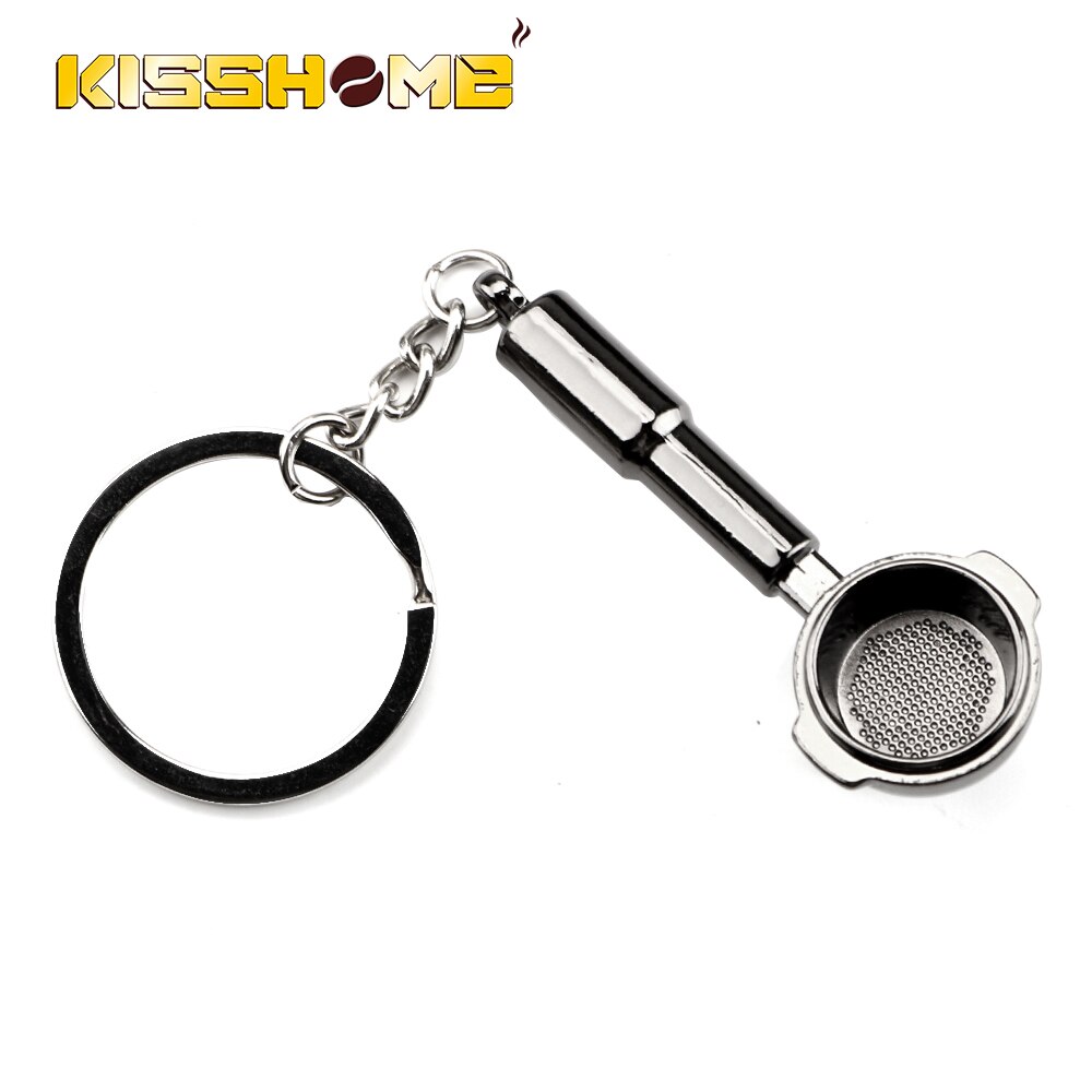 

Золотой мини-кофейный портафильтр брелок Kisshome