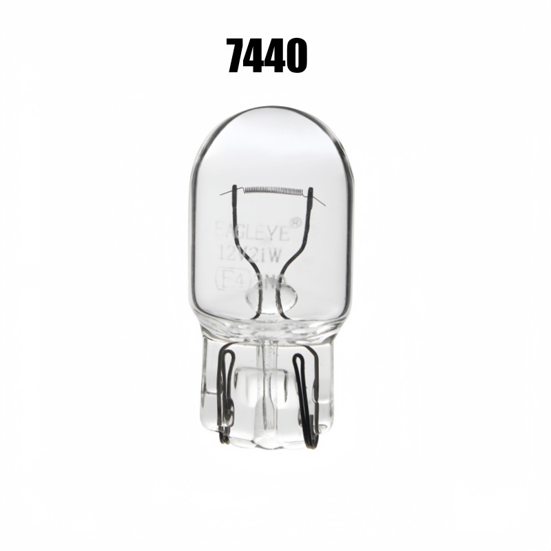 

2X T20 7443 7440 Сигнальный свет W21/5 Вт 3800 К Галогенная лампа Прозрачное стекло Дневные ходовые огни Поворотная стоп-тормозная задняя лампа Лампы DRL