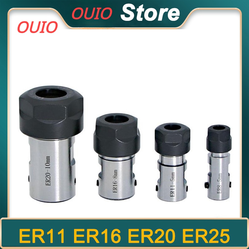 

OUIO Держатель инструмента ER вала двигателя ER8/ER11/ER16/ER20/ER25