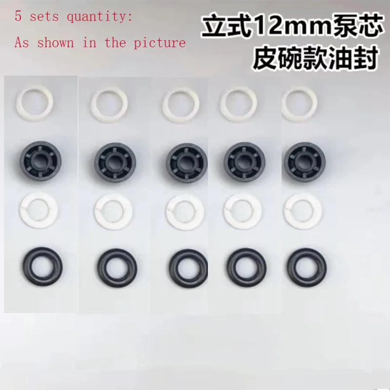

5 комплектов универсальный автомобильный 2T автомобильный гидравлический домкрат Запчасти для масляного насоса поршневой поршень для маленького цилиндра комплект горизонтального уплотнительного кольца