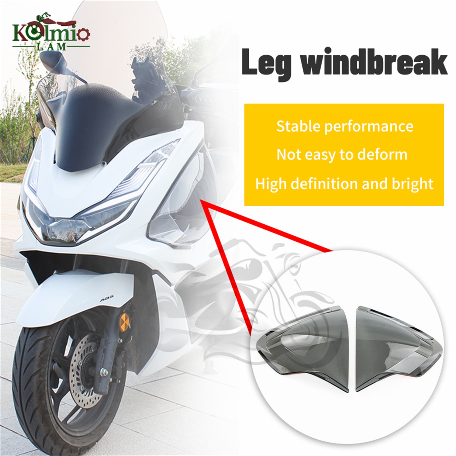 

Подходит для Honda 2021-2024 PCX125 PCX160 ABS, аксессуары для мотоциклов, боковая защита ног, ветрозащитная крышка PCX 150 160 2022 2023