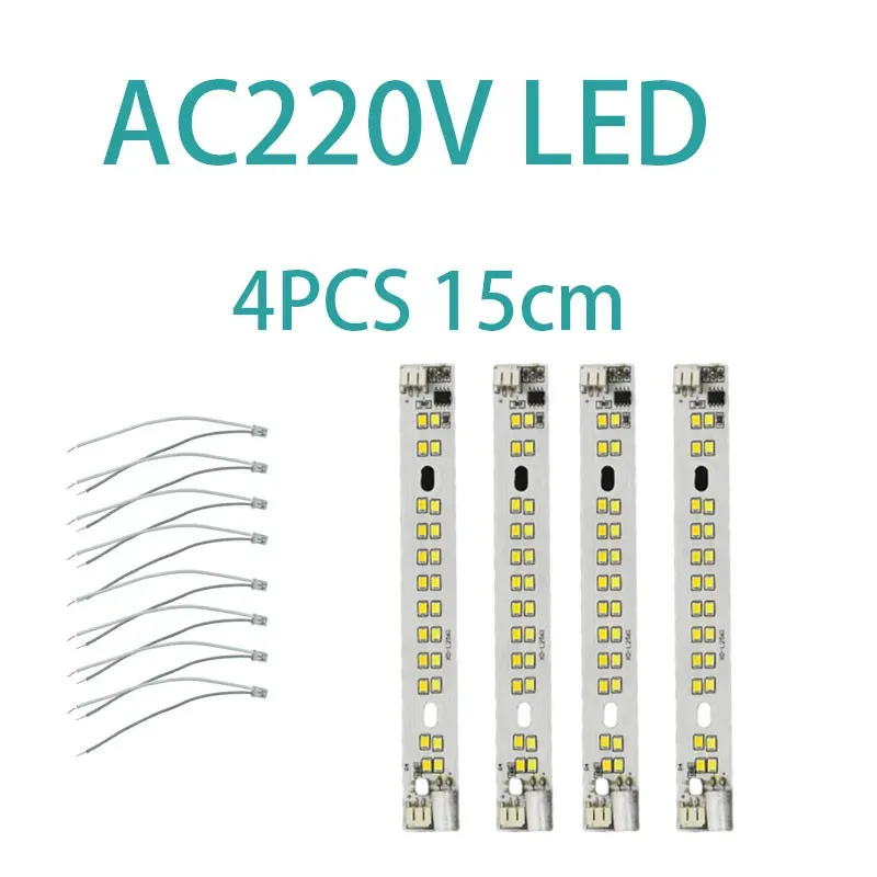 

Светодиодная гибкая лента 4 шт., 3 цвета, AC220V