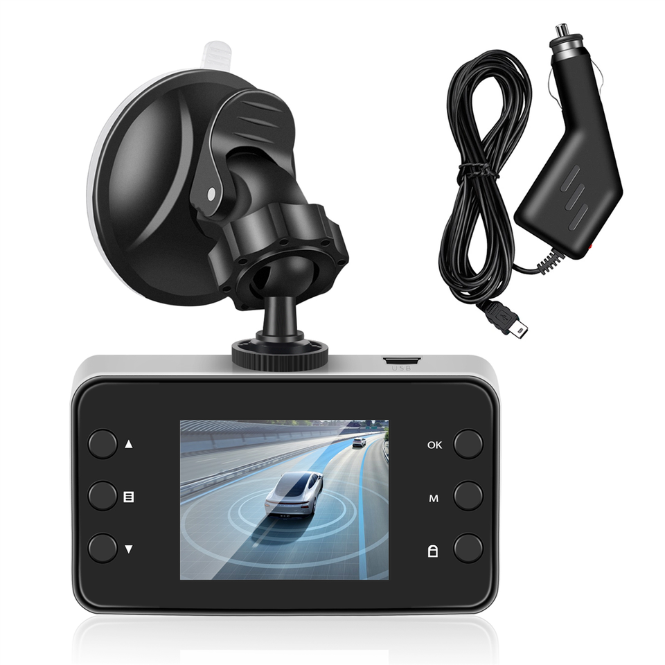 

2,2-дюймовый автомобильный видеорегистратор Dash Camera Full 1080P Loop Recording Обнаружение движения Drive Recorder Широкоугольный видеорегистратор ночного видения Dashcam