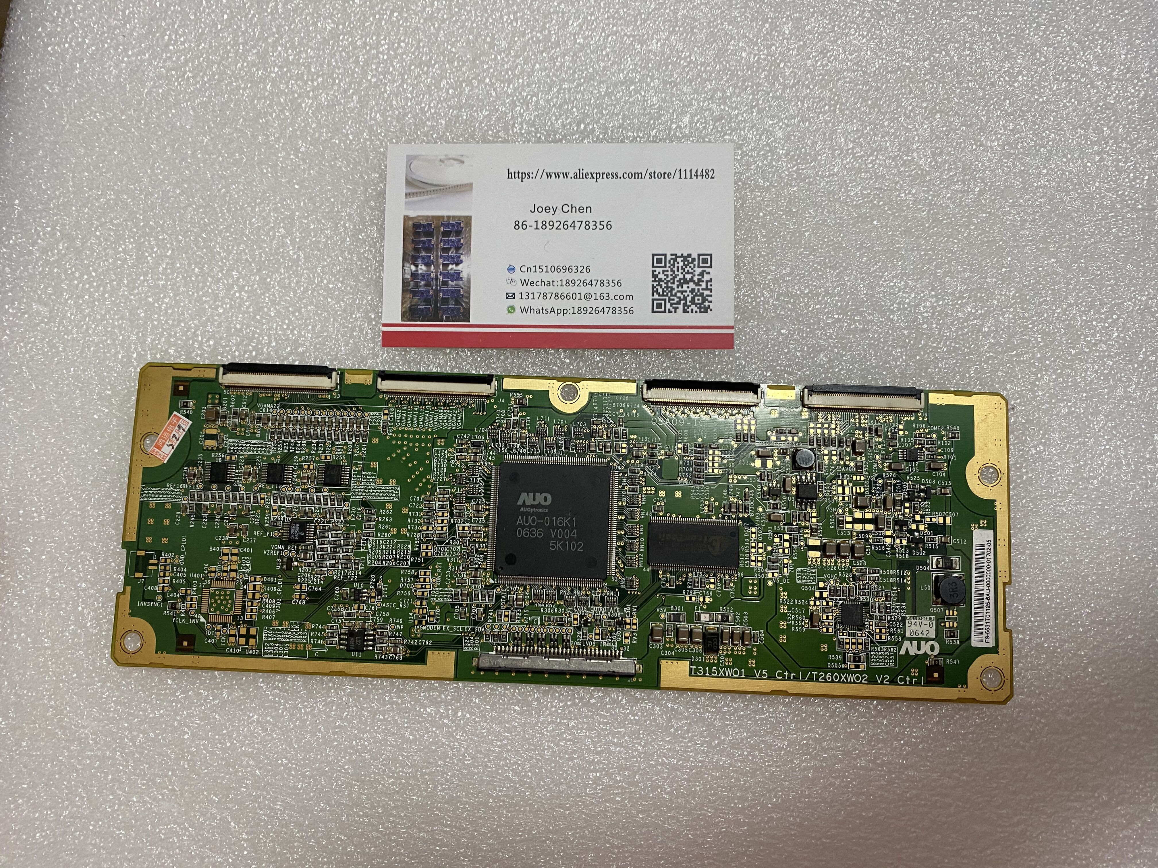 

T315XW01 V5 CTRL / T260XW02 V2, логическая плата, проверенная оригинальная плата T-CON T315XW01 V5 Ctrl/T260XW02 V2 CTRL