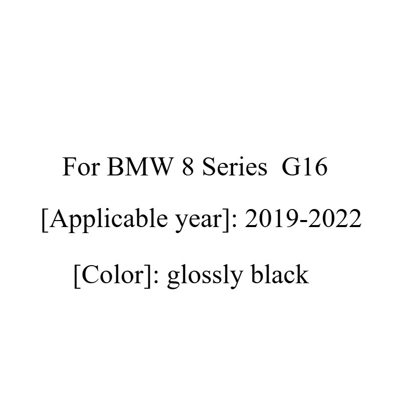 

Для BMW 8 серии G14 G15 G16 2019 2020 2021 2022 2/4 двери PSM Style задний спойлер багажника, крыло, разделитель губ, хвостовой плавник, комплекты кузова