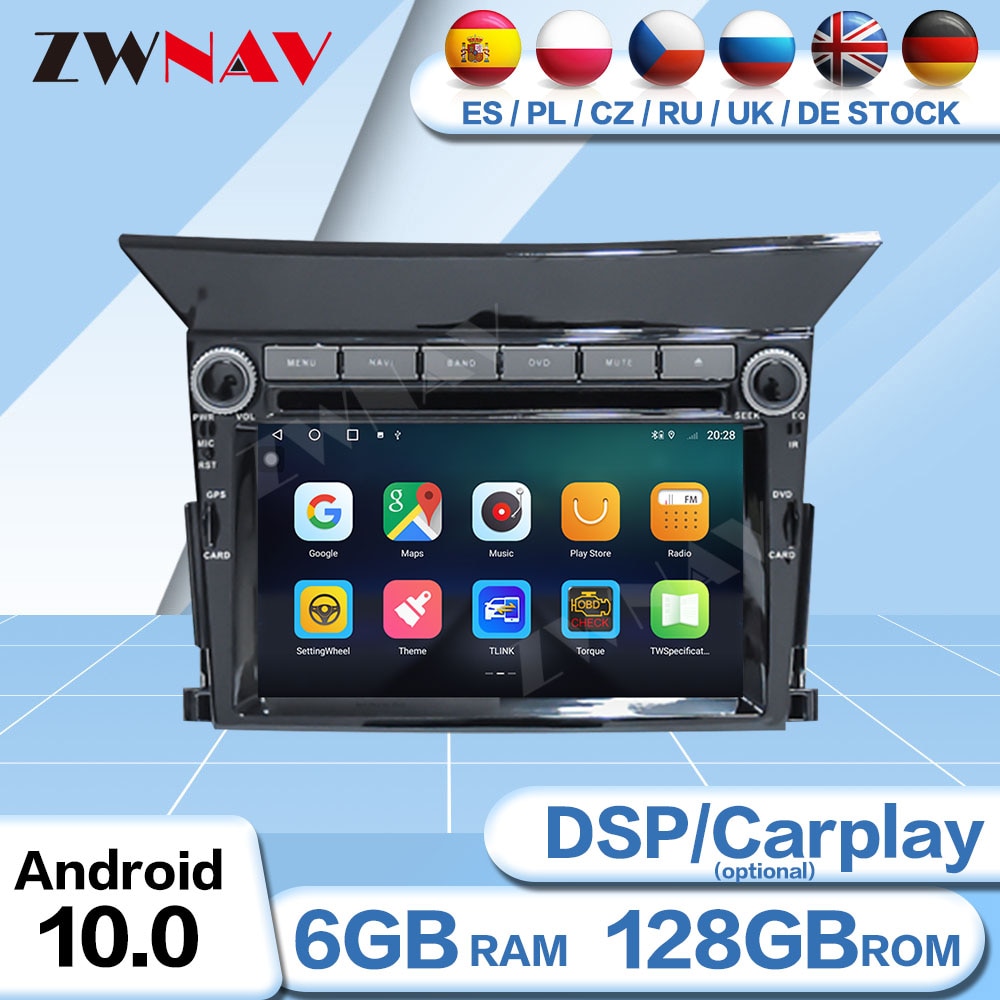

Carplay экран для Honda Pilot 2009 2010 2011 2012 автомобильное радио Android аудио стерео Авто GPS автомобильное мультимедийное головное устройство DSP