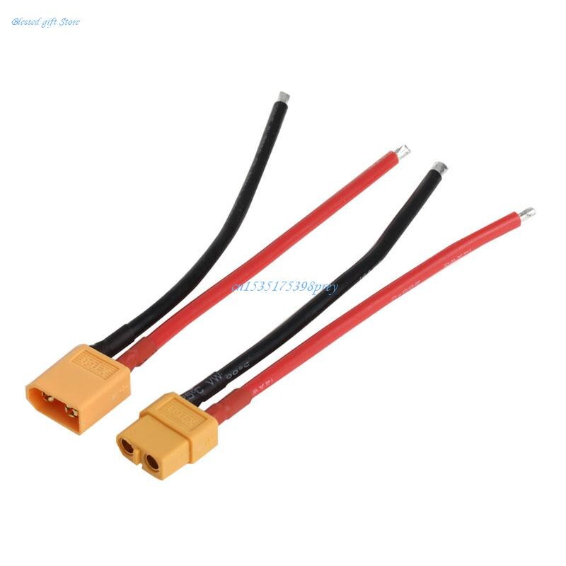 

Пара разъемов XT60 с силиконовым проводом 14 AWG