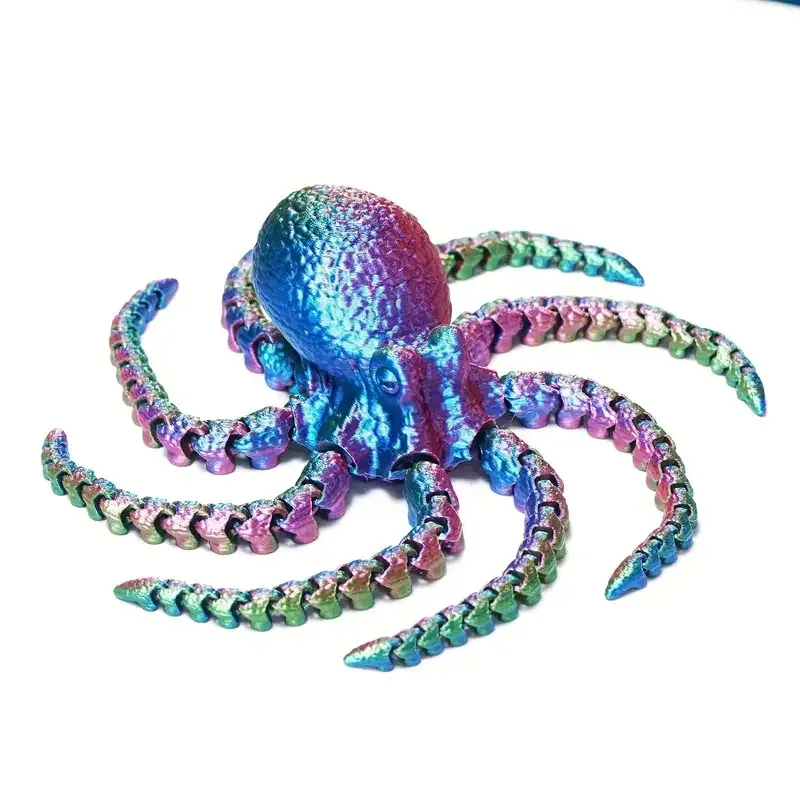 

3D-печатная фигурка осьминога PLA 17 см