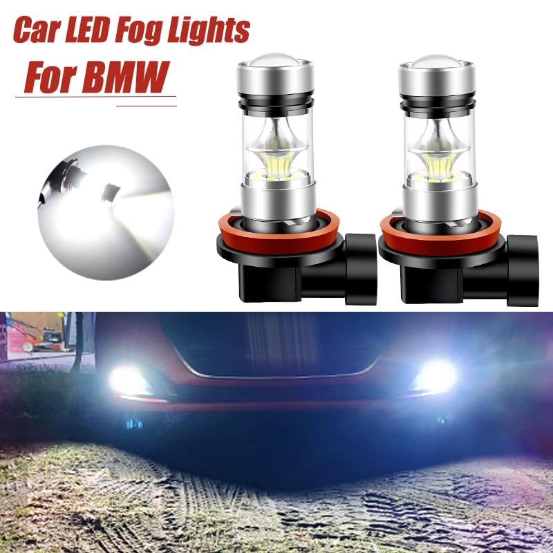 

2 шт. светодиодные противотуманные фары Blub H8 H11 Canbus без ошибок для BMW E63 E64 E90 E91 E92 E93 328i 328xi X5 E53 E70 E46 325i
