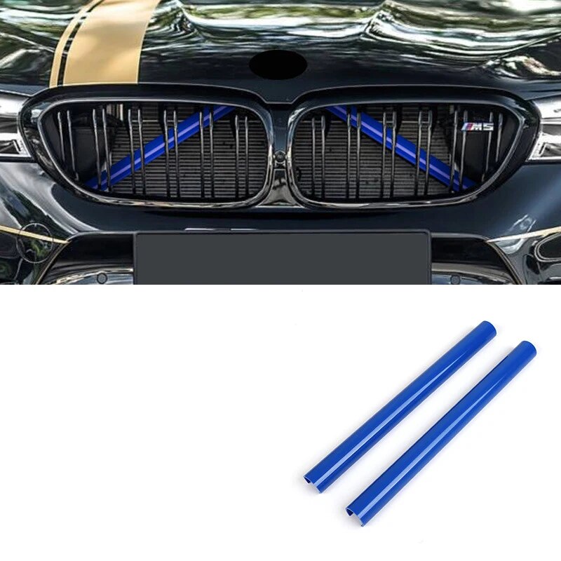 

BMW G01 G02 G05 F25 F26 F20 116i 118i 120i F30 F31 F34 GT 320i 328i Защитные Полоски Для Передней Решетки 2 Шт. Автомобильный...