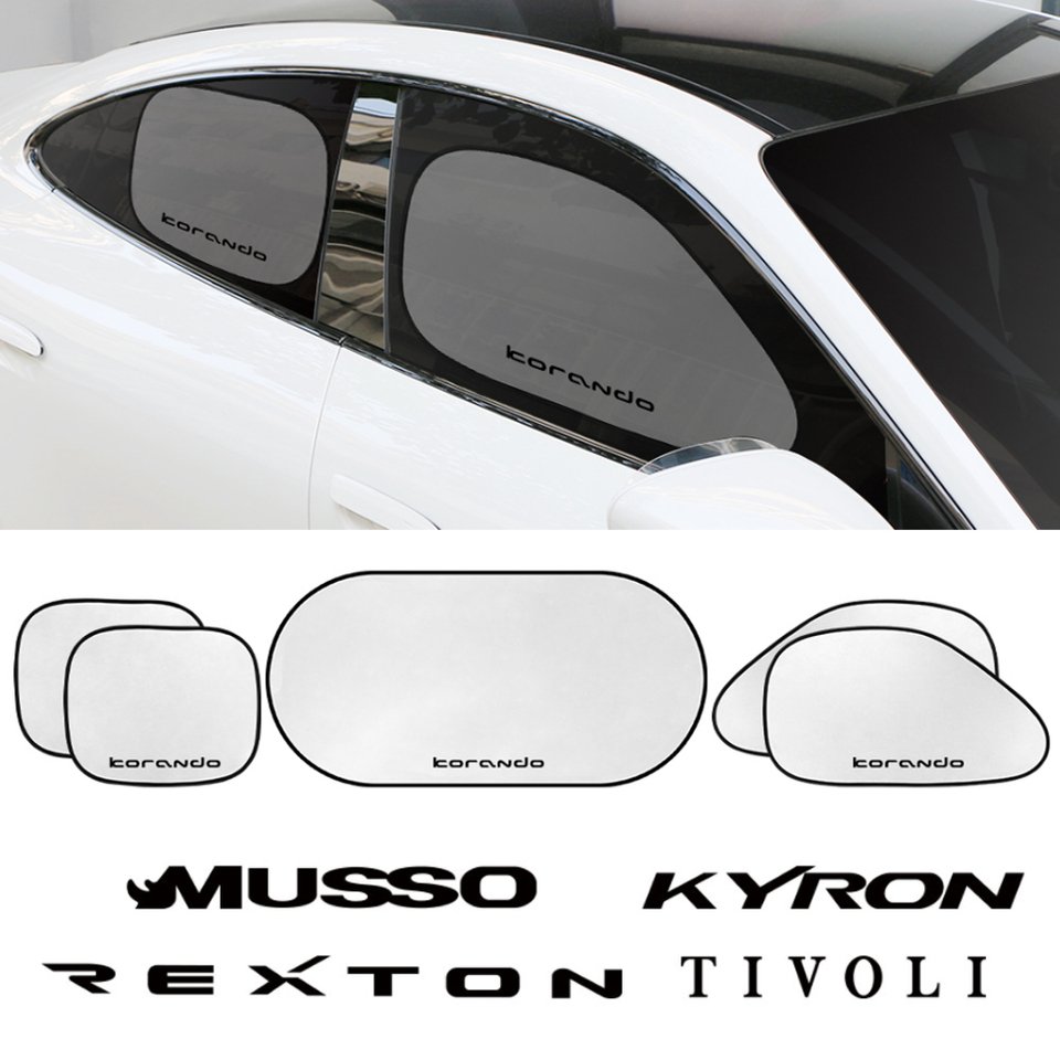 

5 шт., солнцезащитный козырек для автомобиля Ssangyong Korando Kyron Musso Rexton Tivoli Actyon