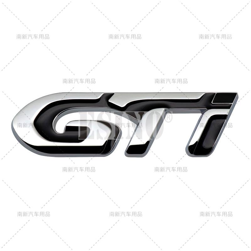 

Стайлинг автомобиля GT 3D самоклеящаяся металлическая хромированная цинковая Сплав Эмблема для кузова автомобиля значок на крыло для Peugeot GT RCZ 308 508 3008 5008