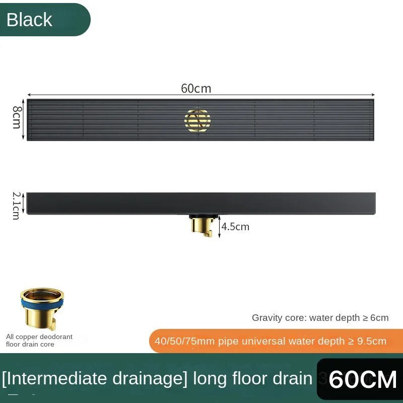 

Слив для ванной и туалета ZHUOYU из нержавеющей стали 304