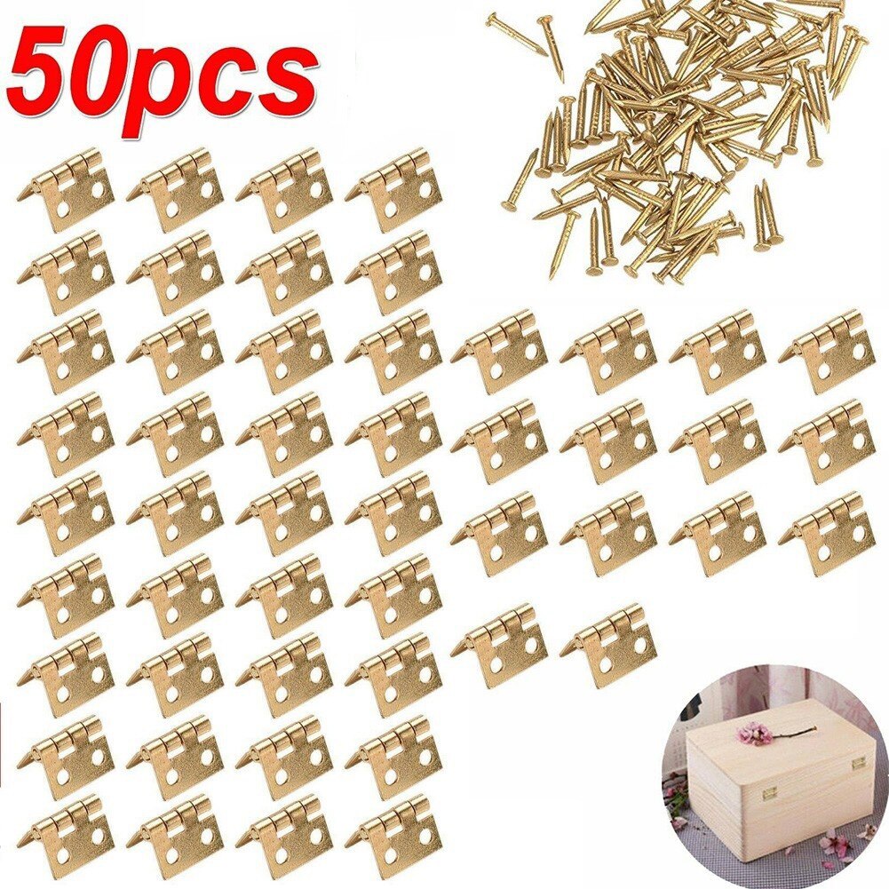 

Мини-петли из латуни, золотые, 50 шт.