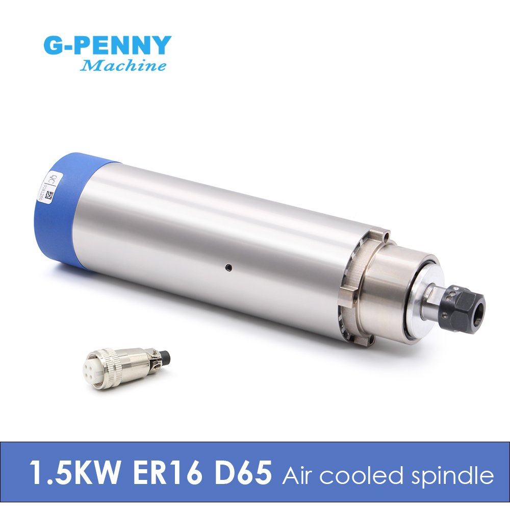 

G-PENNY 1.5kw ER16 65mm двигатель шпинделя с воздушным охлаждением
