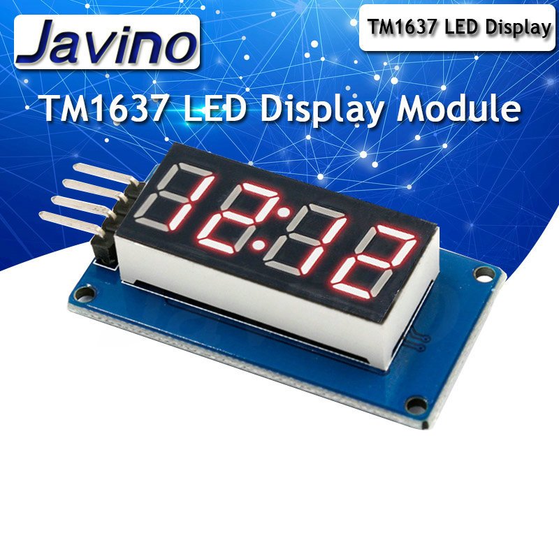 

Модуль светодиодного дисплея TM1637 для Arduino, 7 сегментов, 4 бита, 0,36 дюйма, часы с красным анодом, цифровая трубка, четыре платы последовательного драйвера