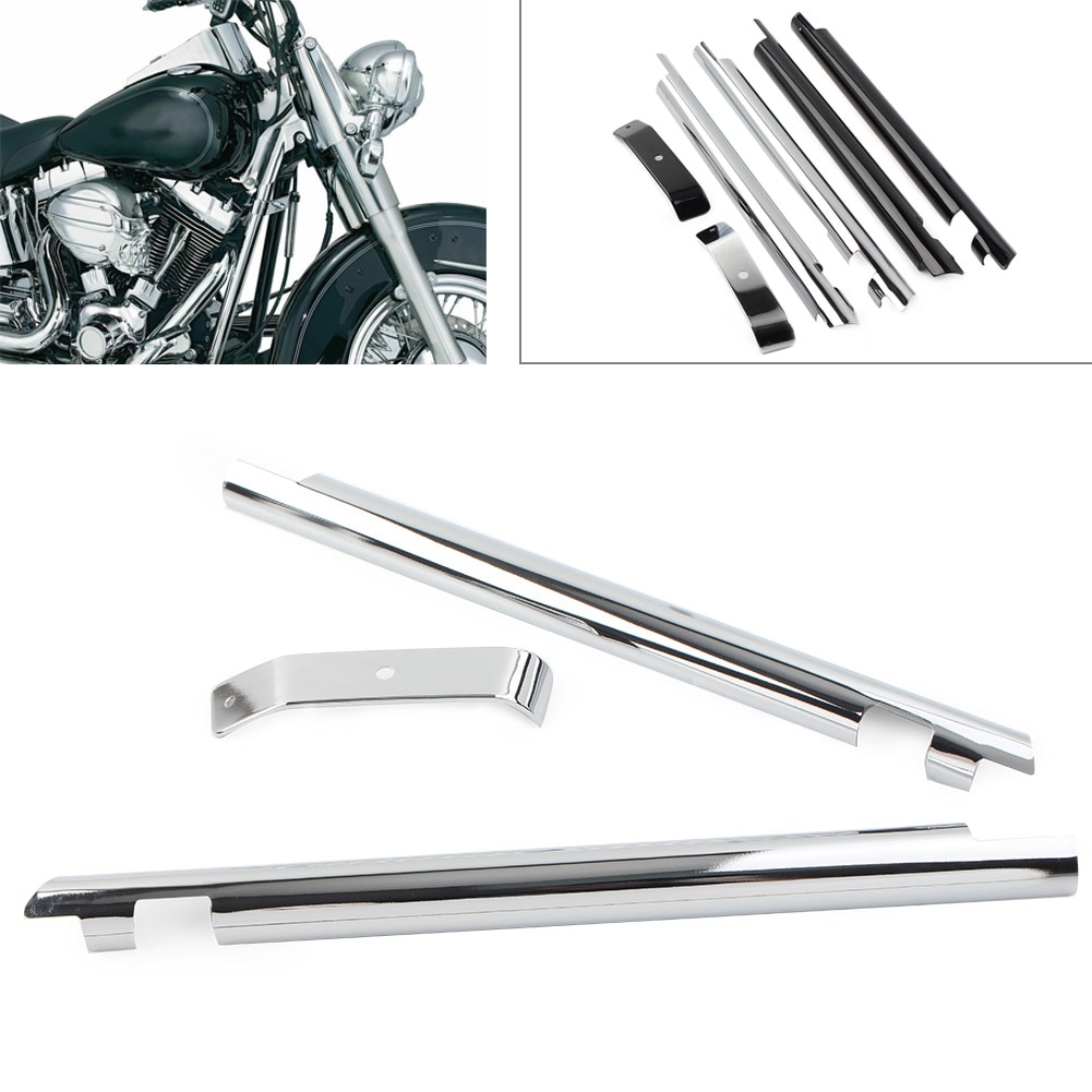 

1 пара, накладки на раму мотоцикла, для Harley Softail Twin Cam 2000-2006