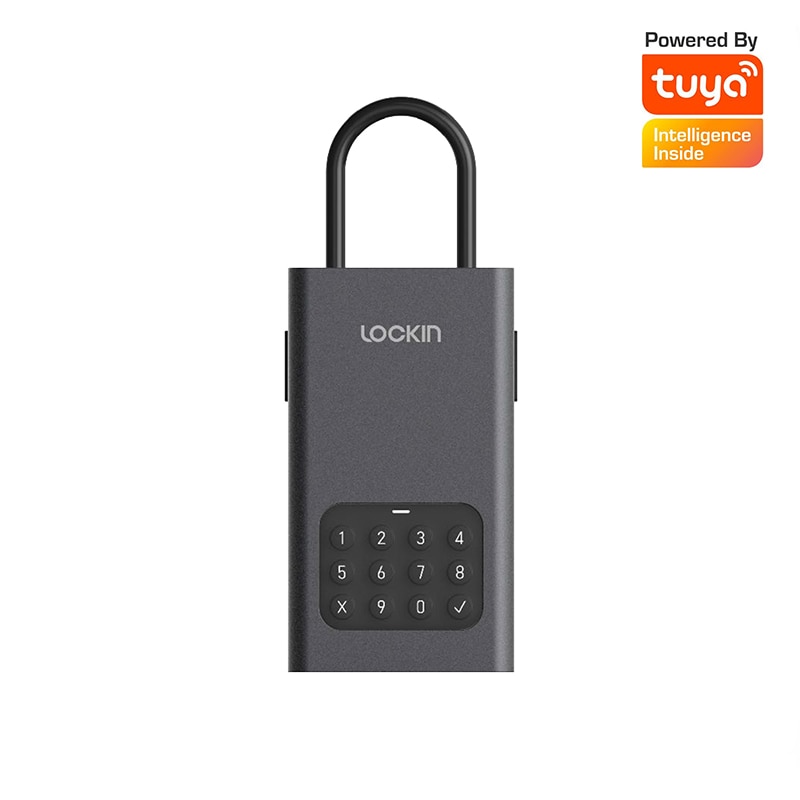 

Смарт-ключ Obawa Lockin L1, коробка для ключей с поддержкой приложения Tuya, паролем, цифровой погодозащищенный настенный Сейф для помещений и улицы, L1