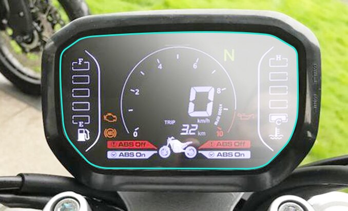 

Для Colove 500F царапина на мотоцикле Защитная пленка для приборной панели экрана