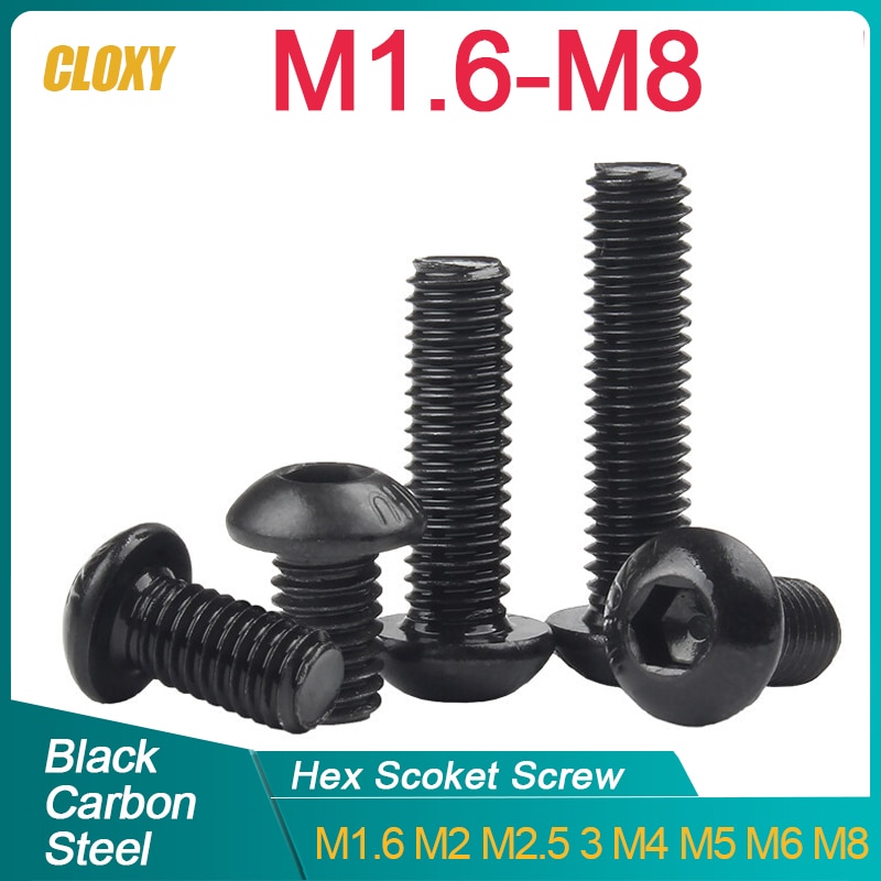 

CLOXY Болты из легированной стали M2-M8 10.9 чёрные