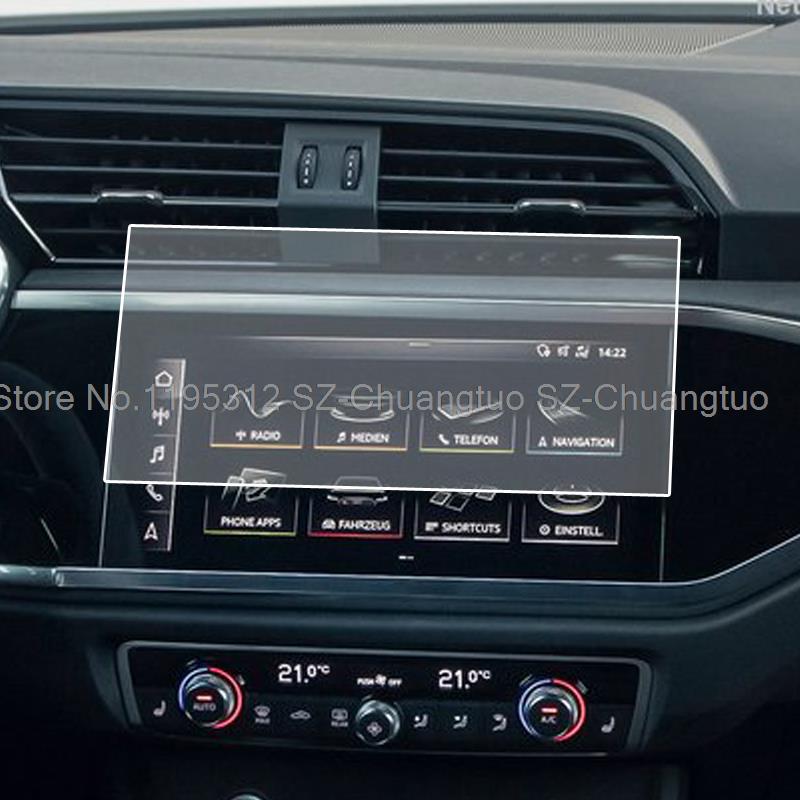 

Закаленное стекло для защиты экрана для Audi Q3 Sportback 2021 2022, панель навигации, Защитная пленка для ЖК-экрана