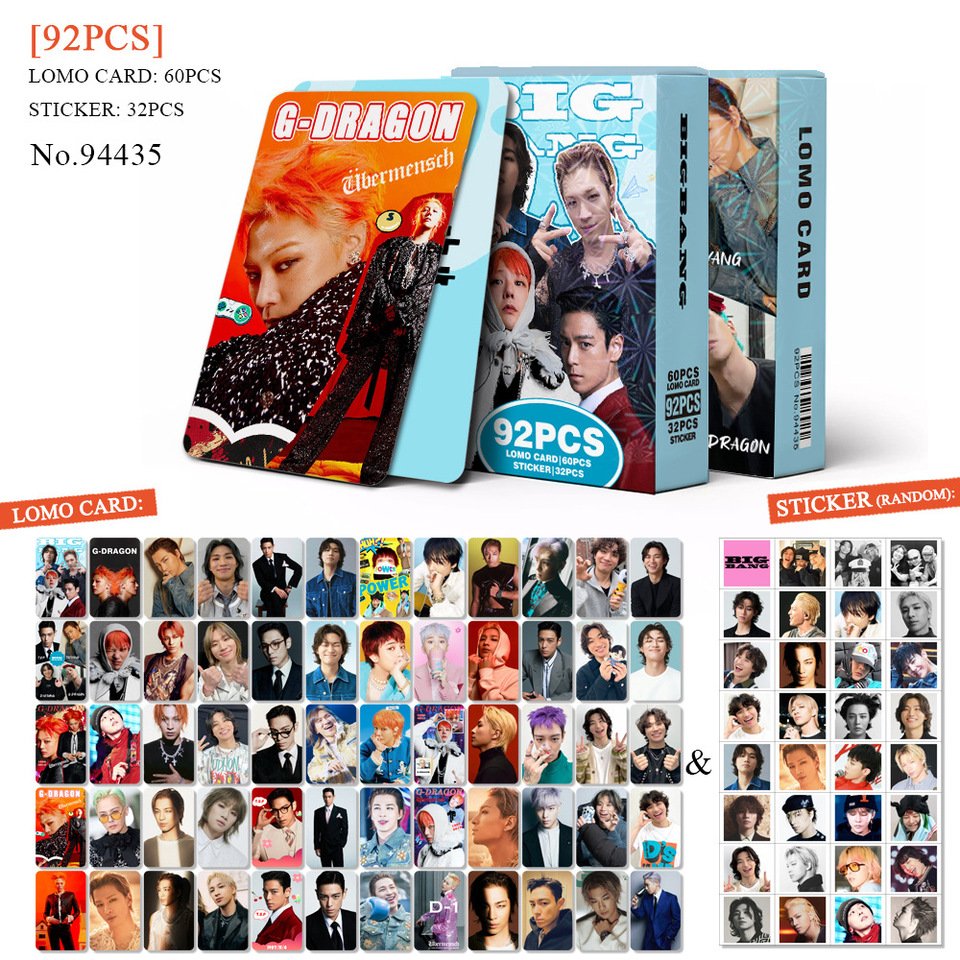 

BIGBANG Lomo Карты и Наклейки для Фанатов