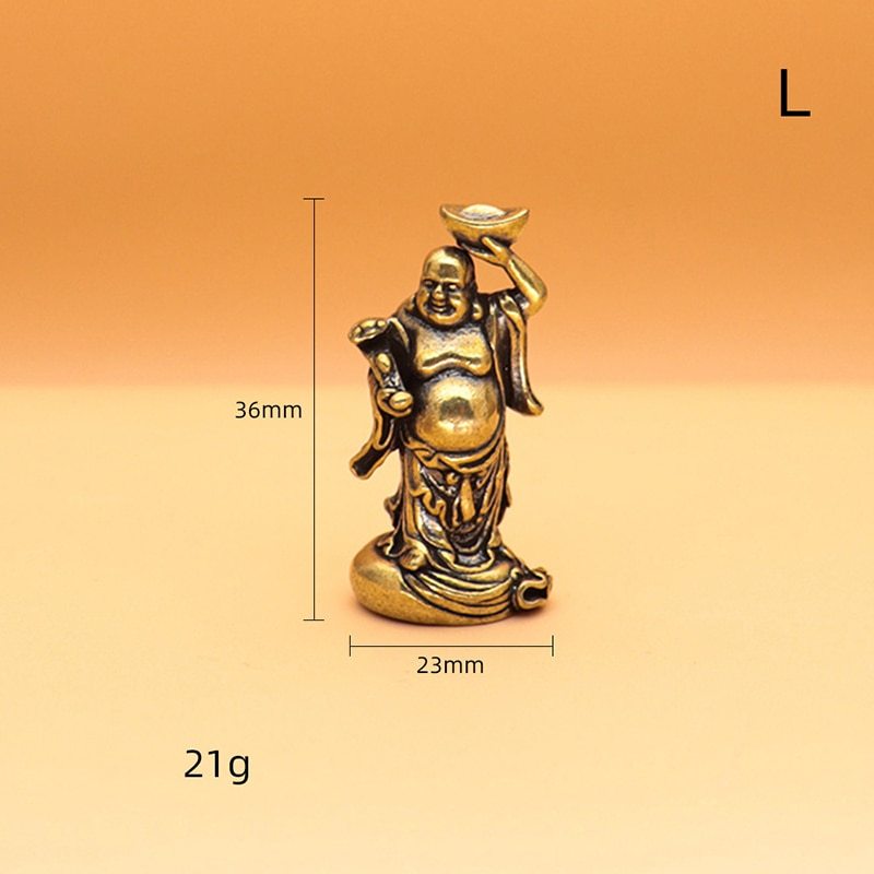 

Миниатюрная статуэтка Будды Maitreya из меди