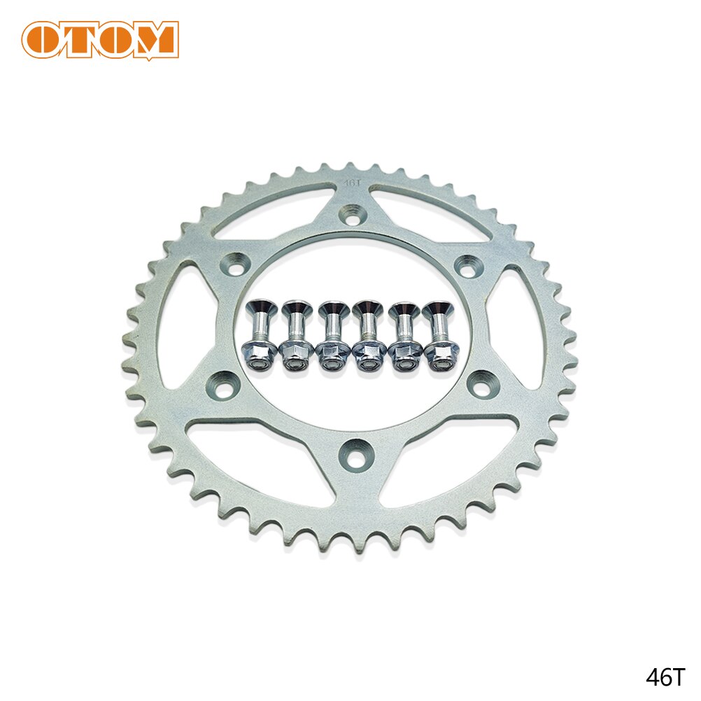 

Стальная Задняя звездочка для мотоцикла OTOM 41T 45T 46T 47T 49T 52T, кассета велосипеда для KTM EXC SX SXF XCF-W SMR 250 450 520