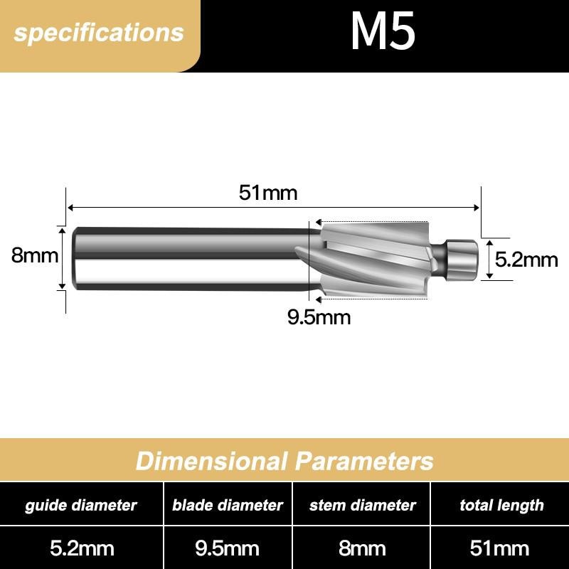 

GAMONT Зенкер белый сталь M3M8M12M16