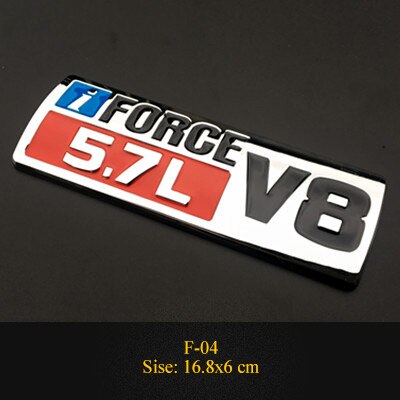 

3D 4X4 iFORCE 5.7L V8 логотип автомобильные наклейки авто значок эмблема хромированная наклейка на хвост автомобиля Стайлинг для Toyota Tundra SR5 previa SEQUOIA