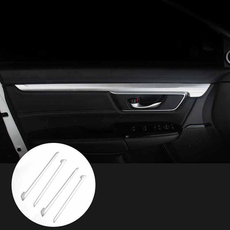 

Для Honda CRV CR-V Автомобильная Внутренняя дверь подлокотника, планка, декоративные аксессуары для интерьера, молдинги 2017 2018 2019 2020 2021 2022