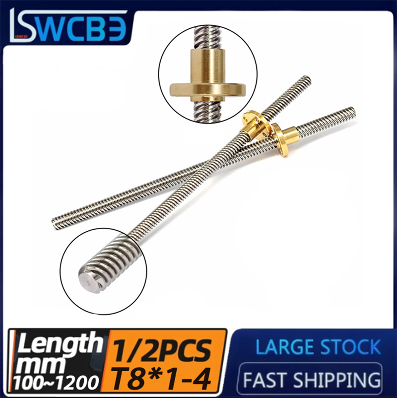 

Трапециевидный винт T8 из нержавеющей стали LSWCBE