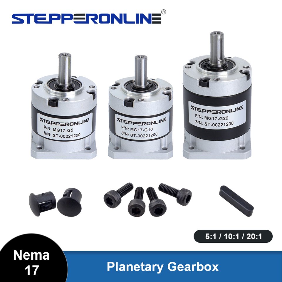 

STEPPERONLINE Планетарный редуктор Nema 17 5:1/10:1/20:1