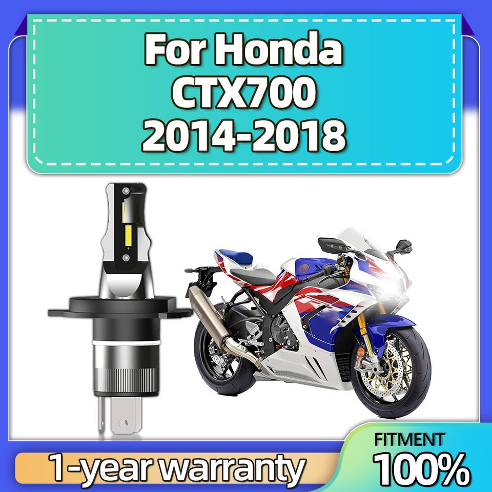 

Для Honda CTX700 2014 2015 2016 2017 2018 H4 светодиодная мотоциклетная фара 6000 лм Высокая яркость 12 В лампа K белый