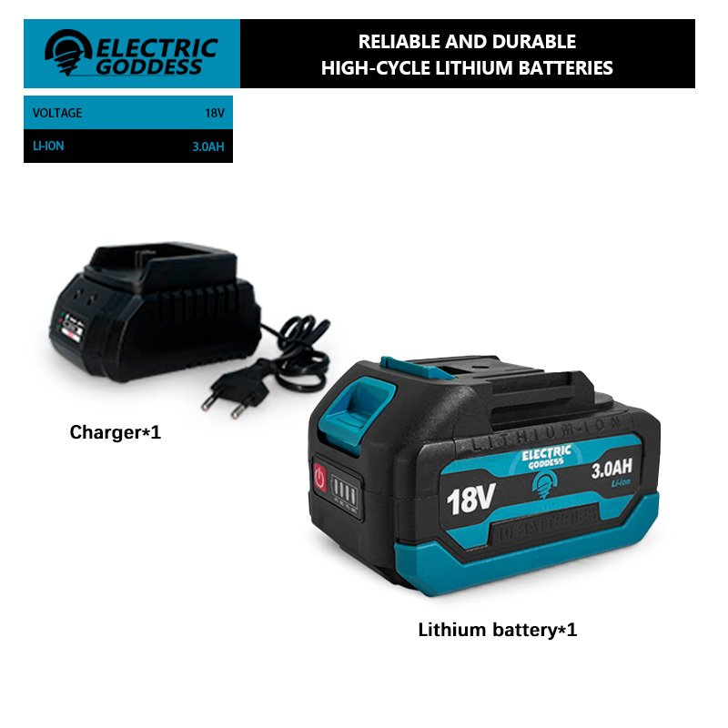 

Аккумуляторная батарея ELECTRIC GODDESS 18В 3.0 Ач синяя/красная для Makita