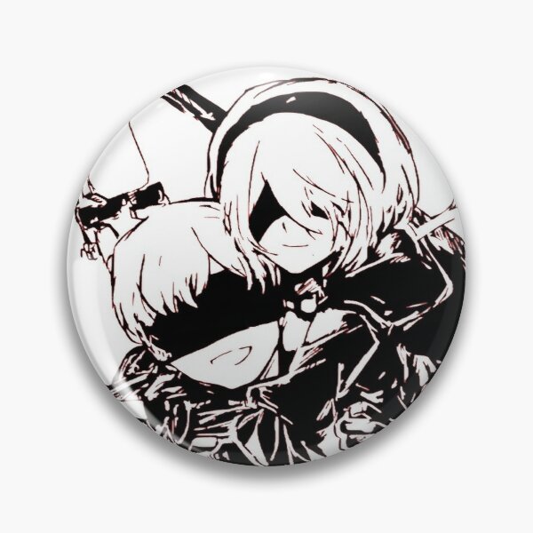 

Мягкая булавка Nier Automata 2B и 9S
