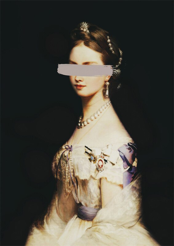

Живопись Fashionista Современный Холст