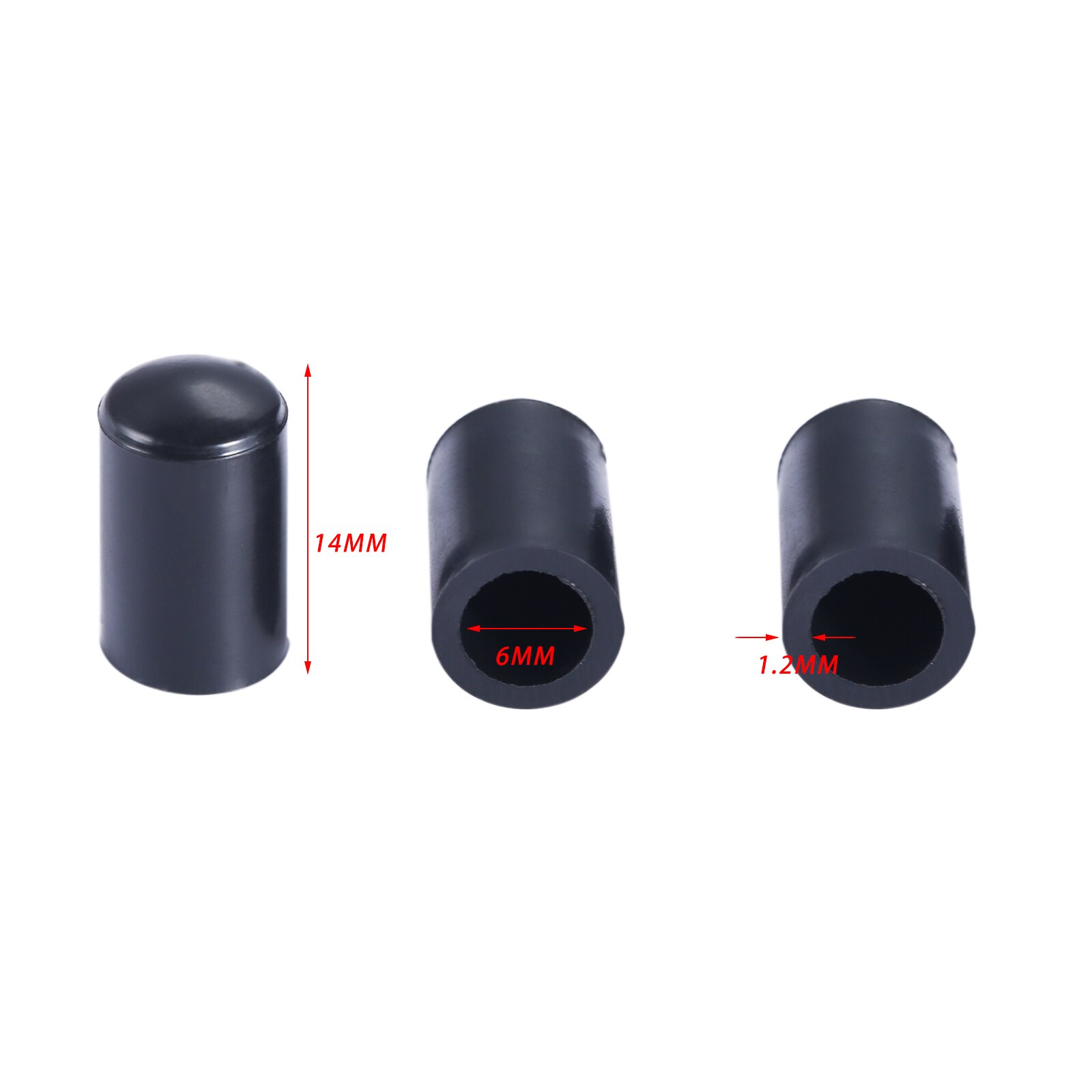 

Резиновые колпачки для труб M6/M8/M10/M12, 50 шт.