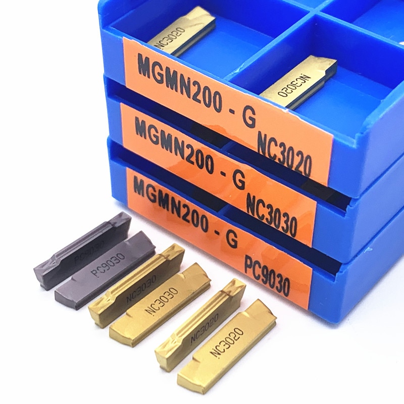 

Токарные инструменты Korloy MGMN200 MGMN150 MGMN250 MGMN300 MGMN400 MGMN500 MRMN200 NC3020 набор из 10 штук